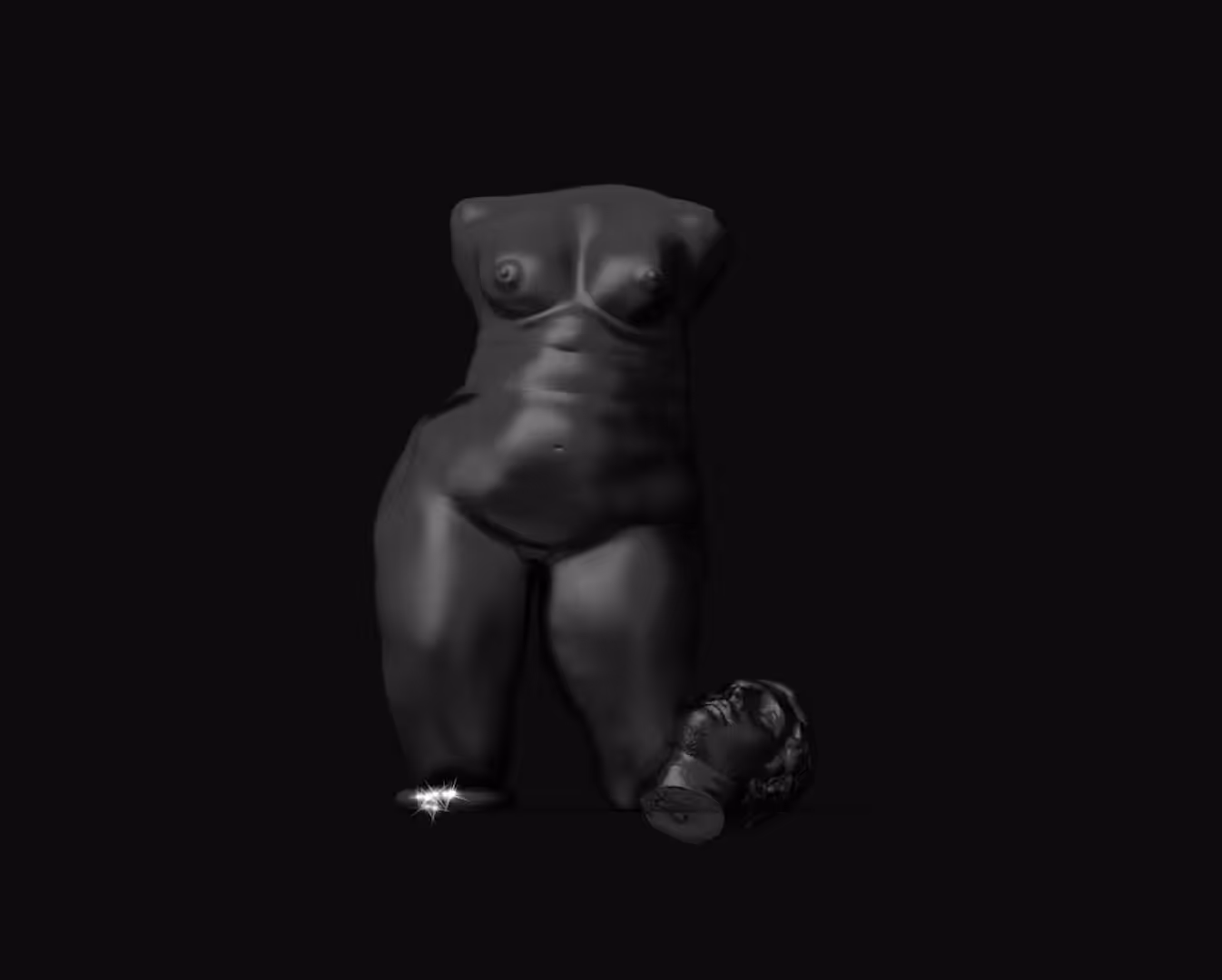 Judith + Holofernes, Black Series, Standing