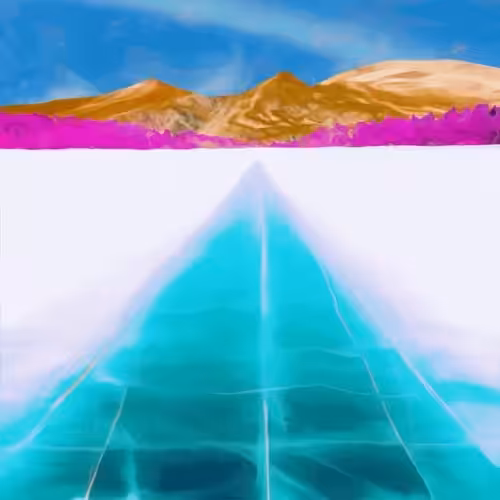 Generated Glitch Landscape #199