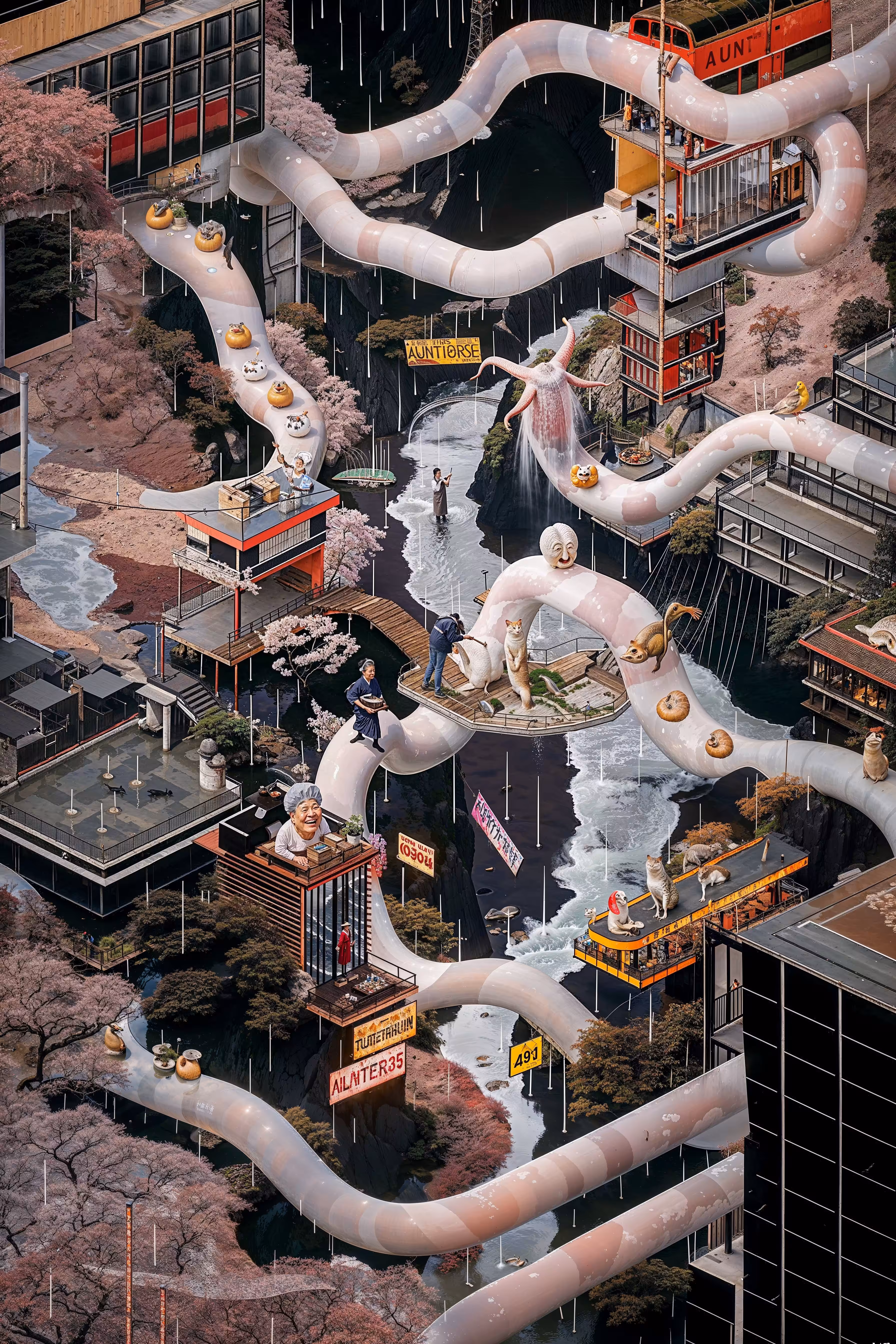 曲桥绕城河 (#24)