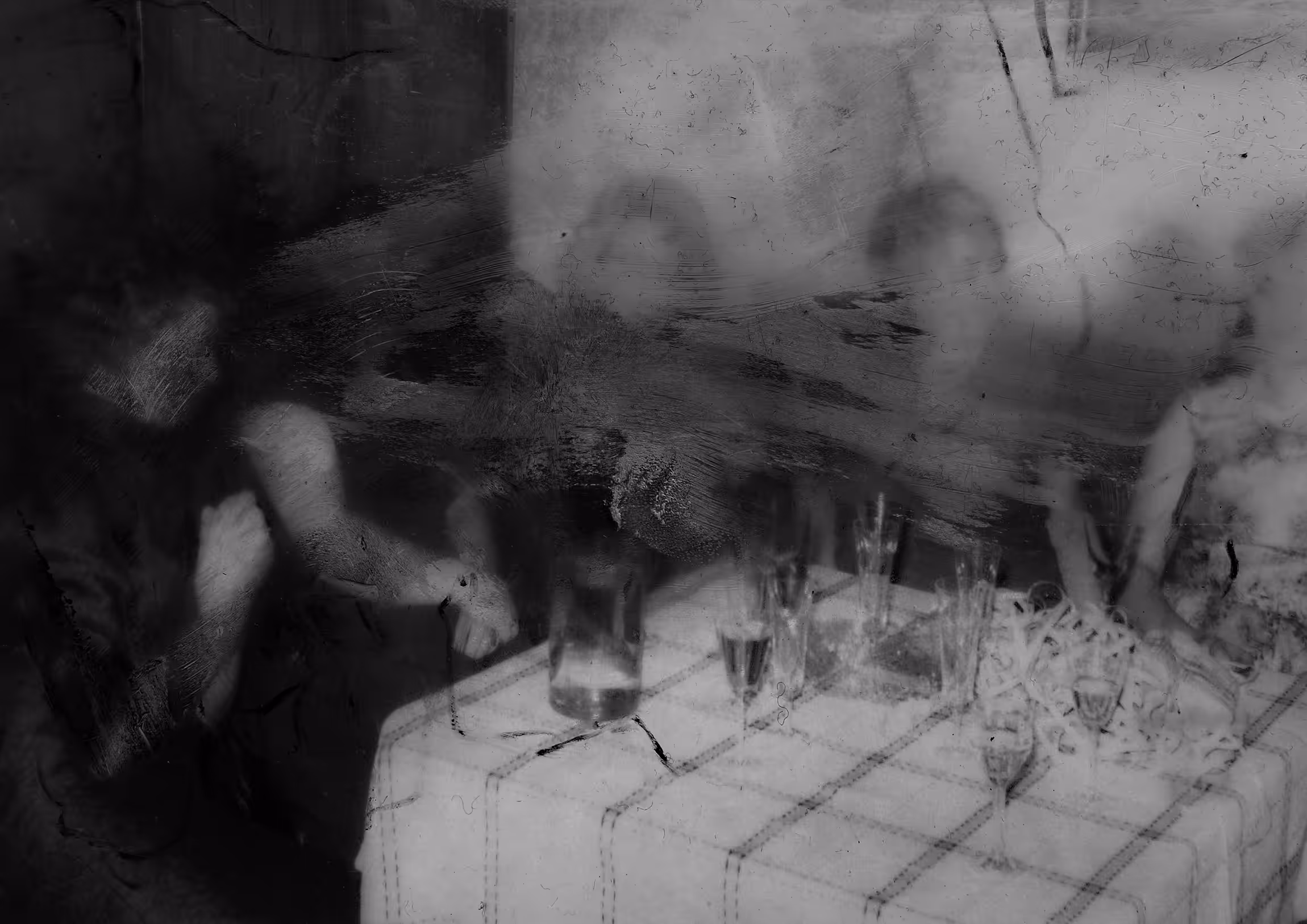 untitled last supper no.910106 | hands cast shadows