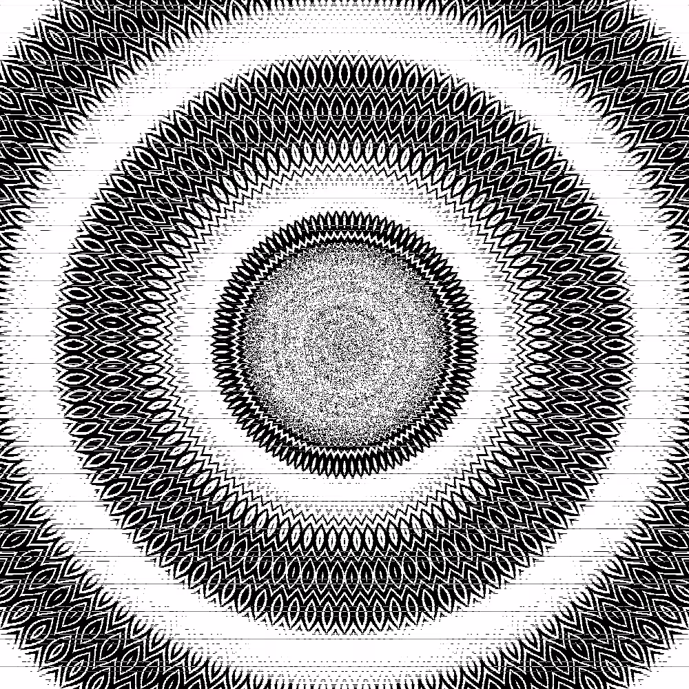 Circle and Pulses #10