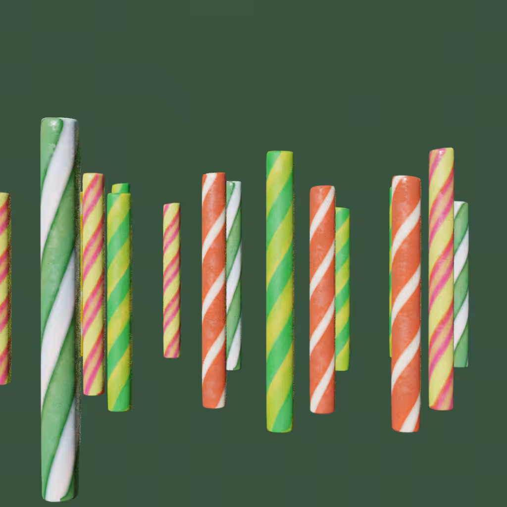 Penny candy forest #3: Green Apple, Cinnamon, Butter Rum, and Pear