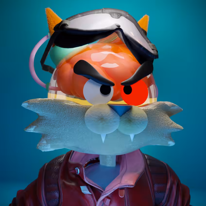 Cloned Cranium Cat Club 3D Akira