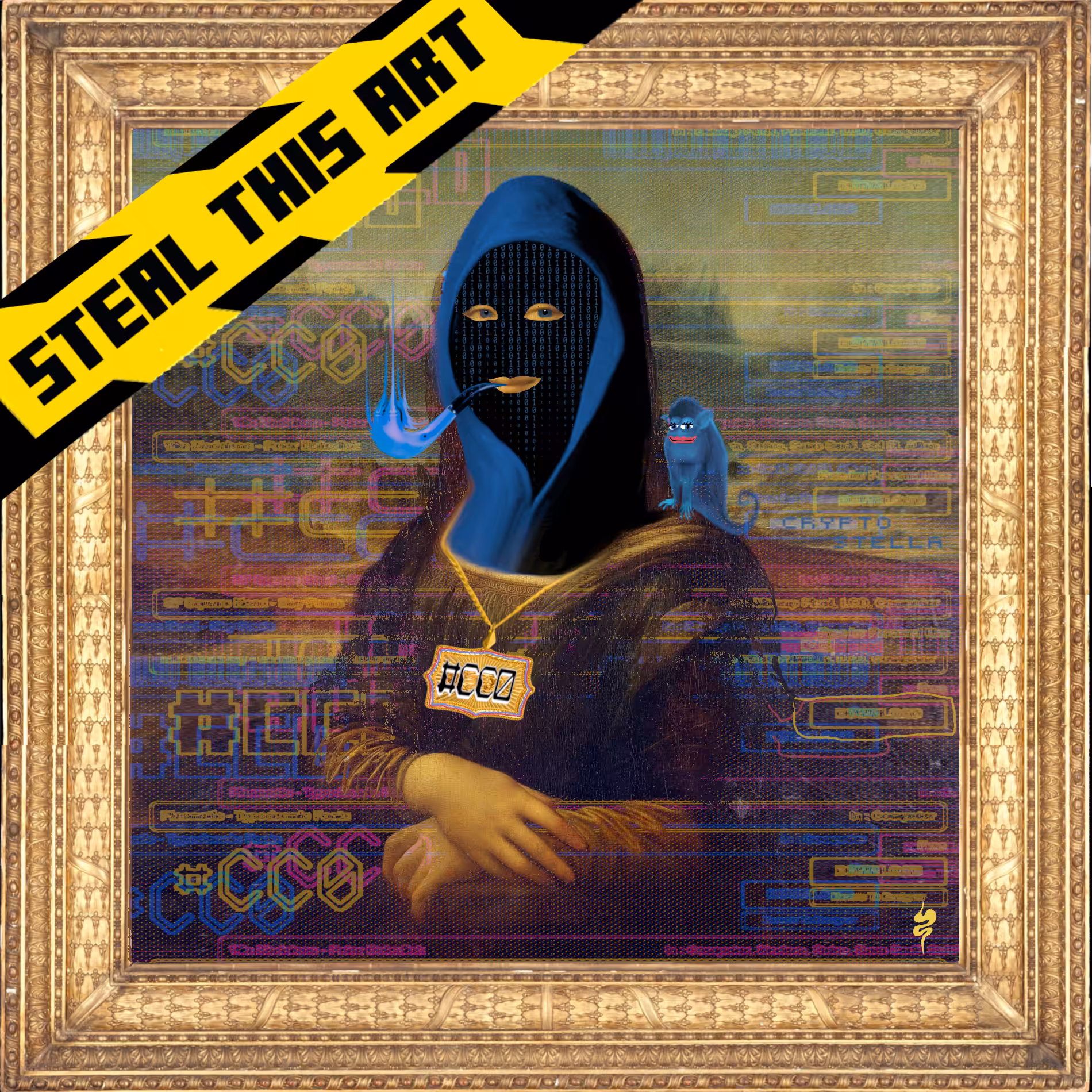 Copymint of CryptoStella #131: Steal This Art