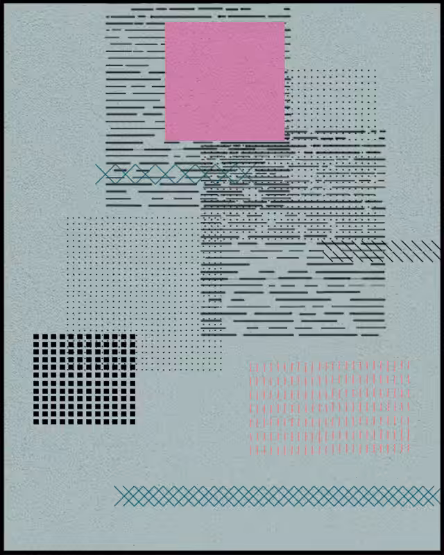 Dance of lines and shapes #7