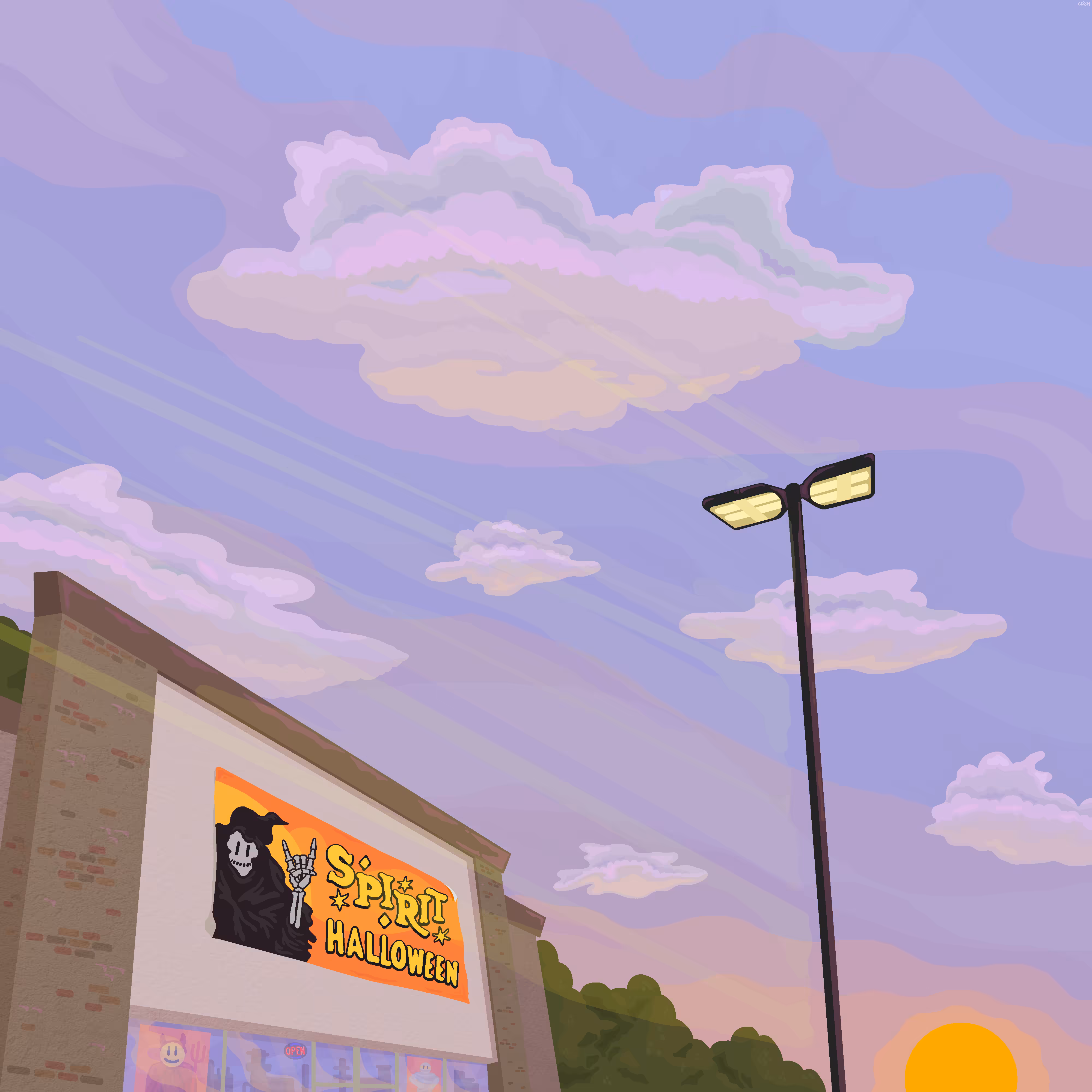 Spirit Halloween Sunset