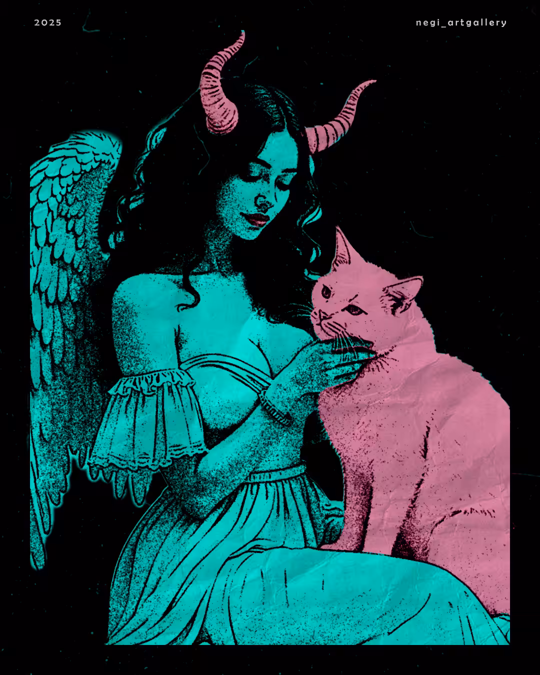 kitten and me