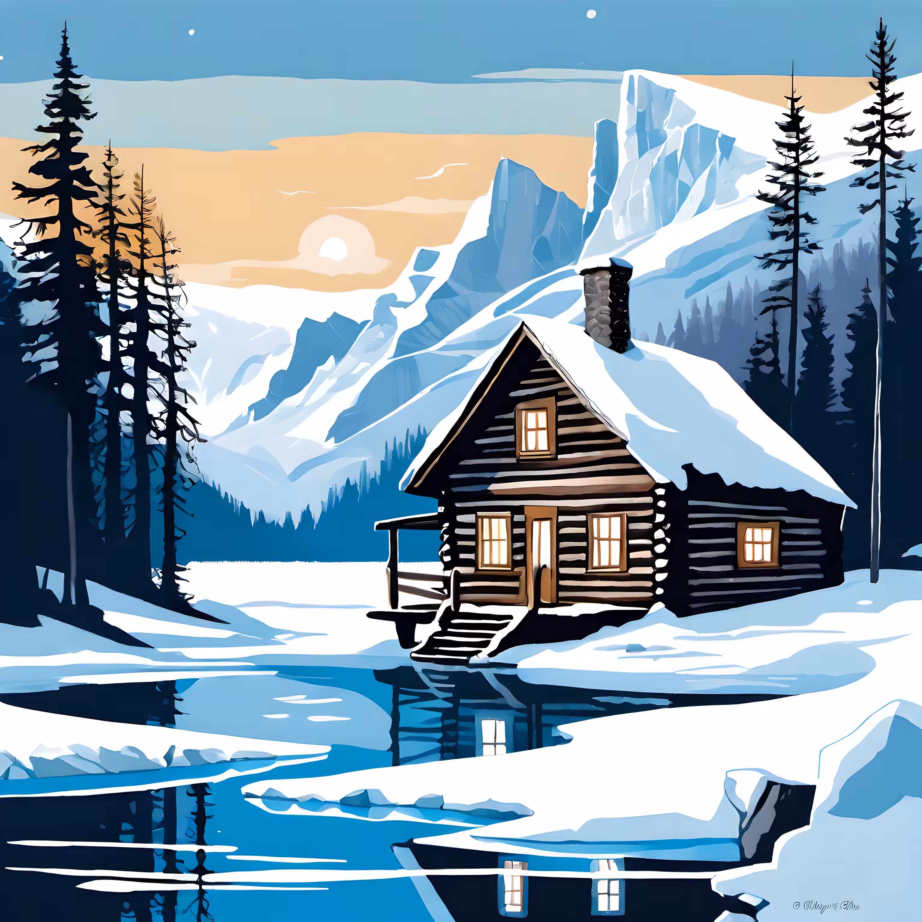 Glacial Lakes #64