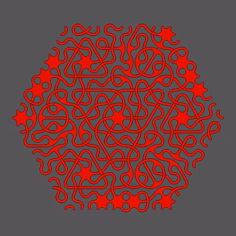 Threefold Symmetry - Dark Variations #306