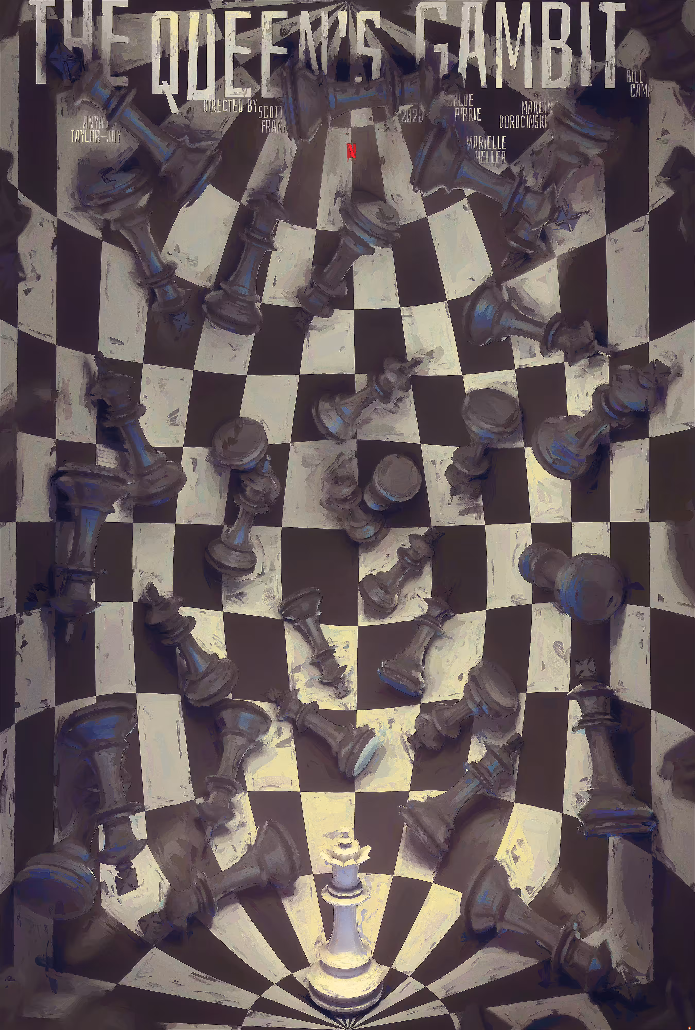 The Queen's Gambit : Conceptual Poster Art