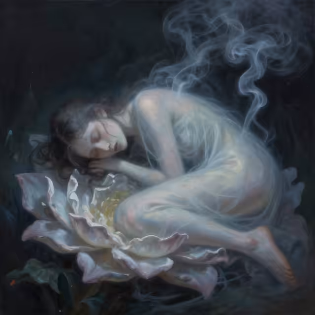 In the arms of a flower 