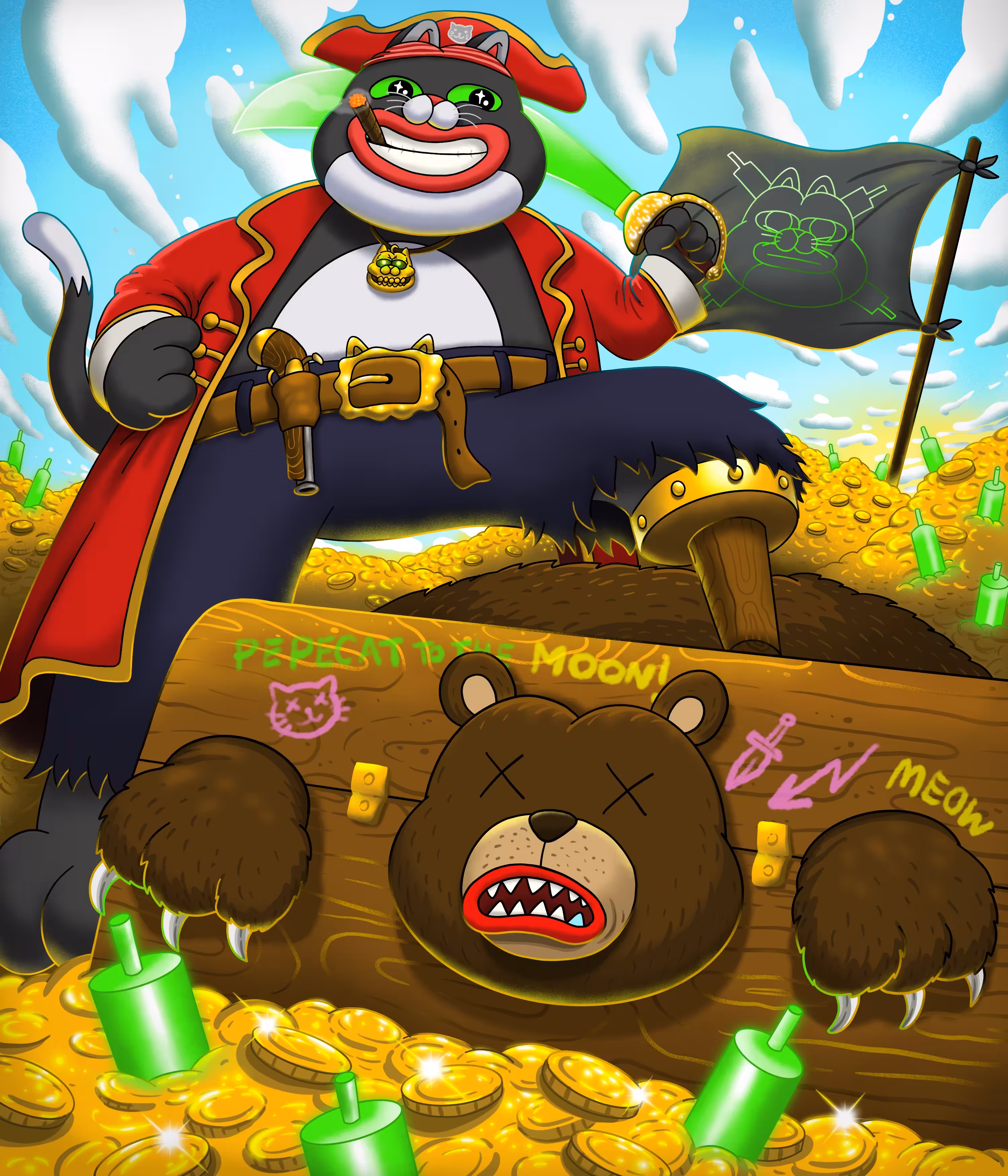 Captain PEPECAT's Judgment!