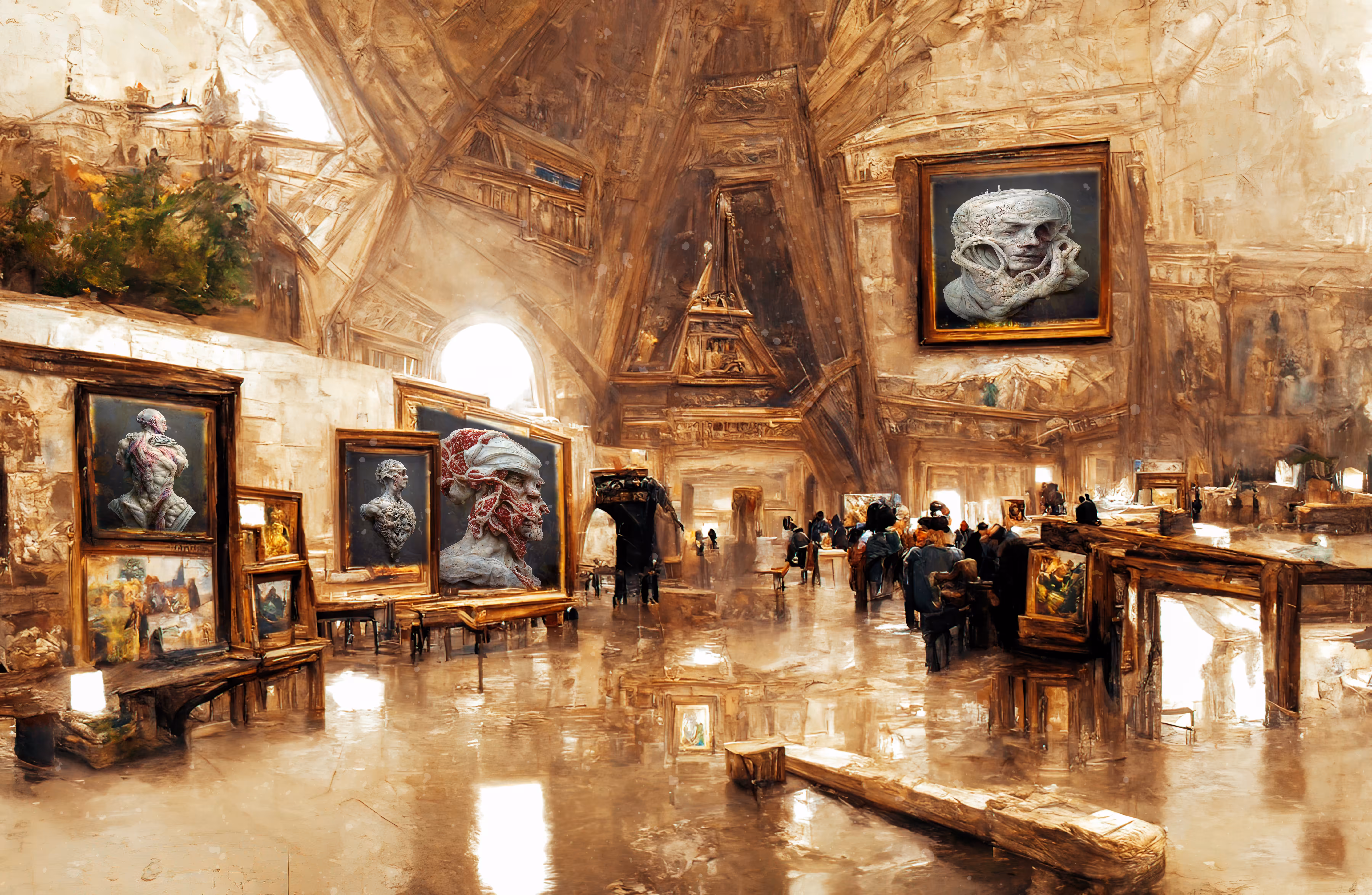 The AI Art Museum Presents: DEHISCENCE