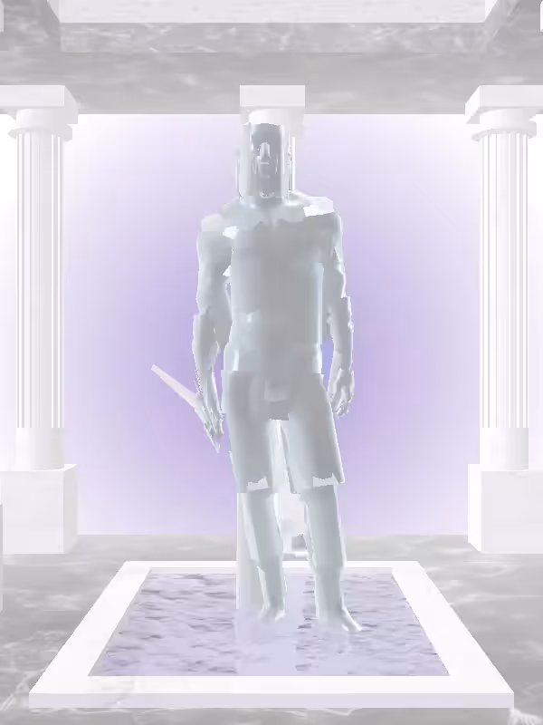HeavenComputer: The Threatening Shimmery Blue Man #5996