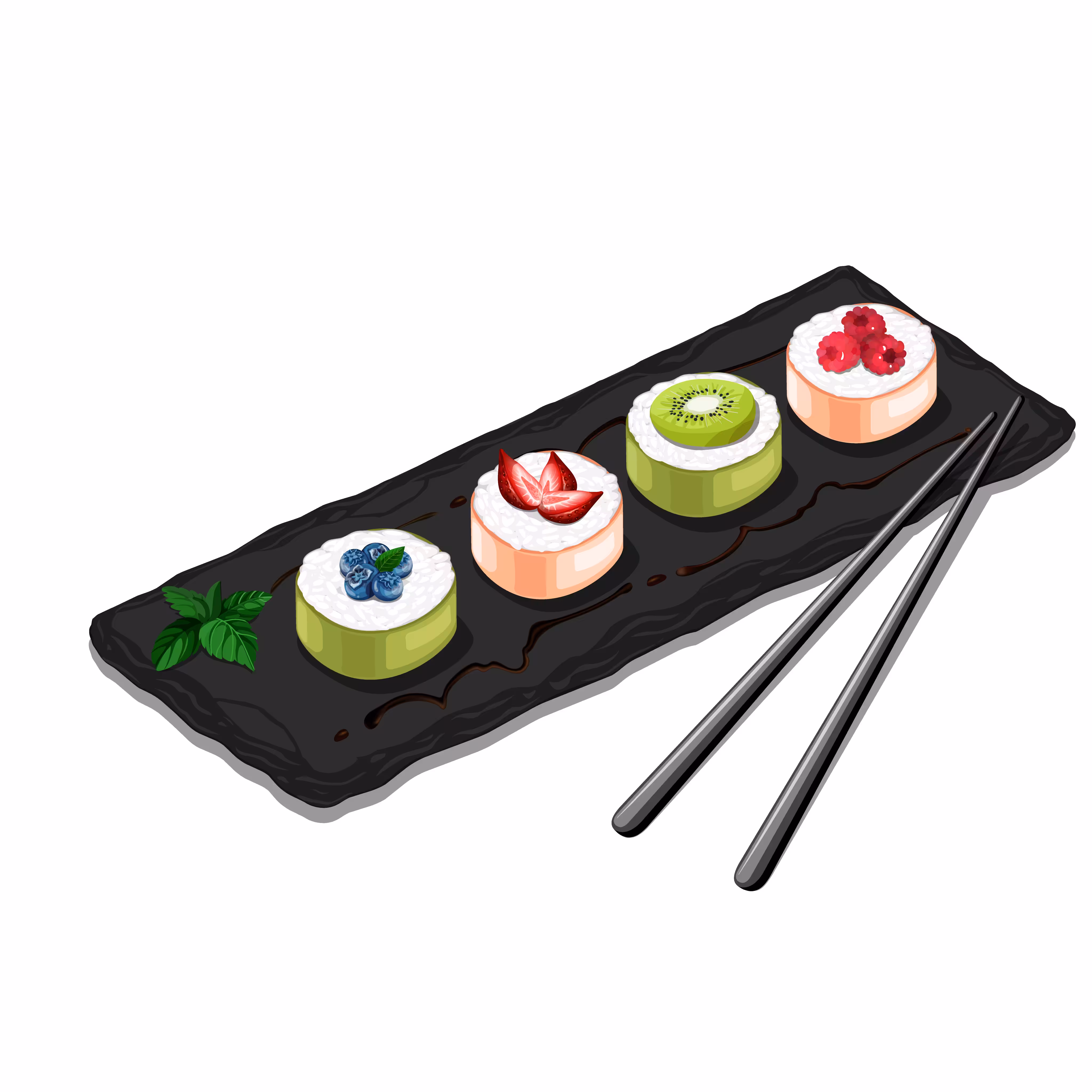 Dessert Sushi