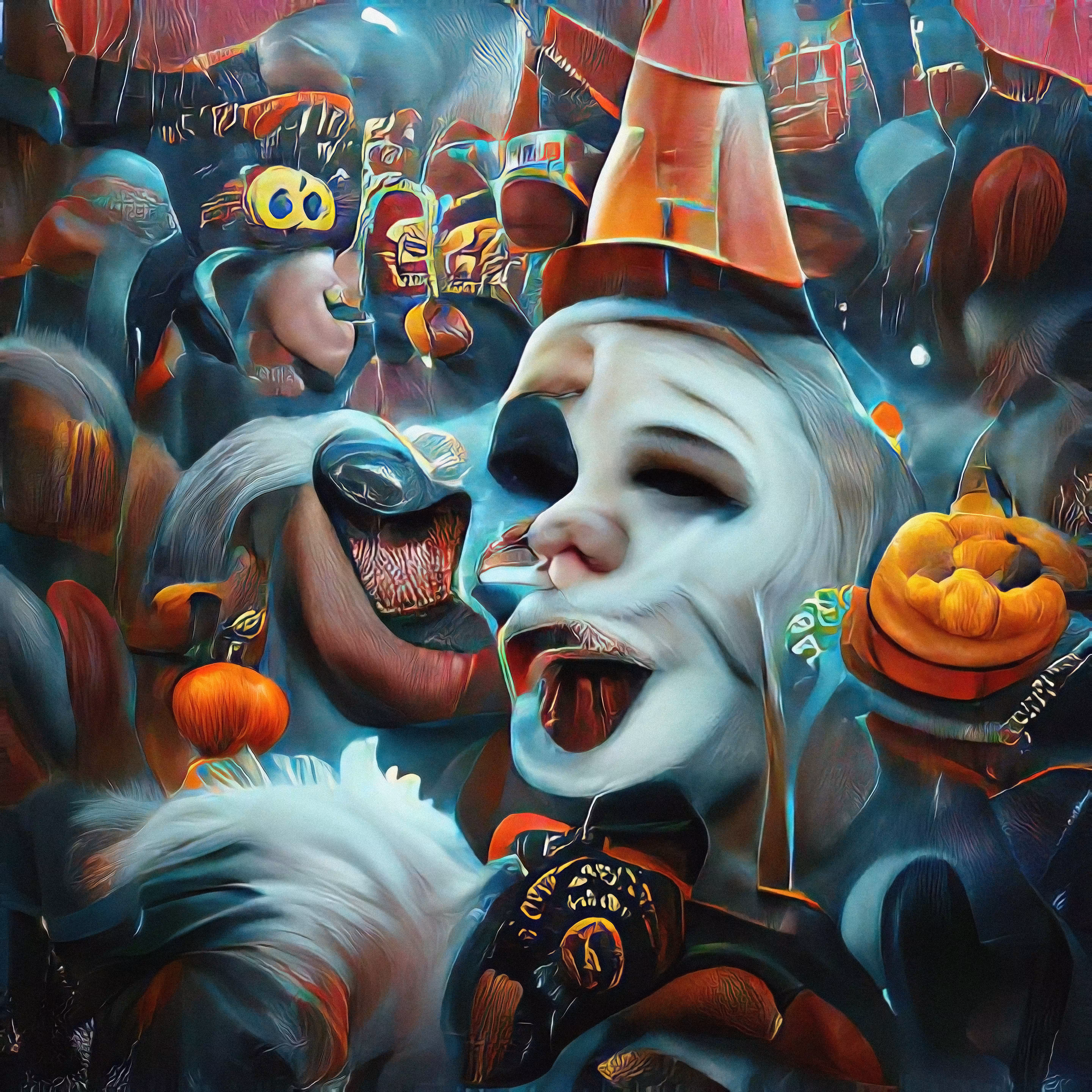 Dude, this halloween party is a mess