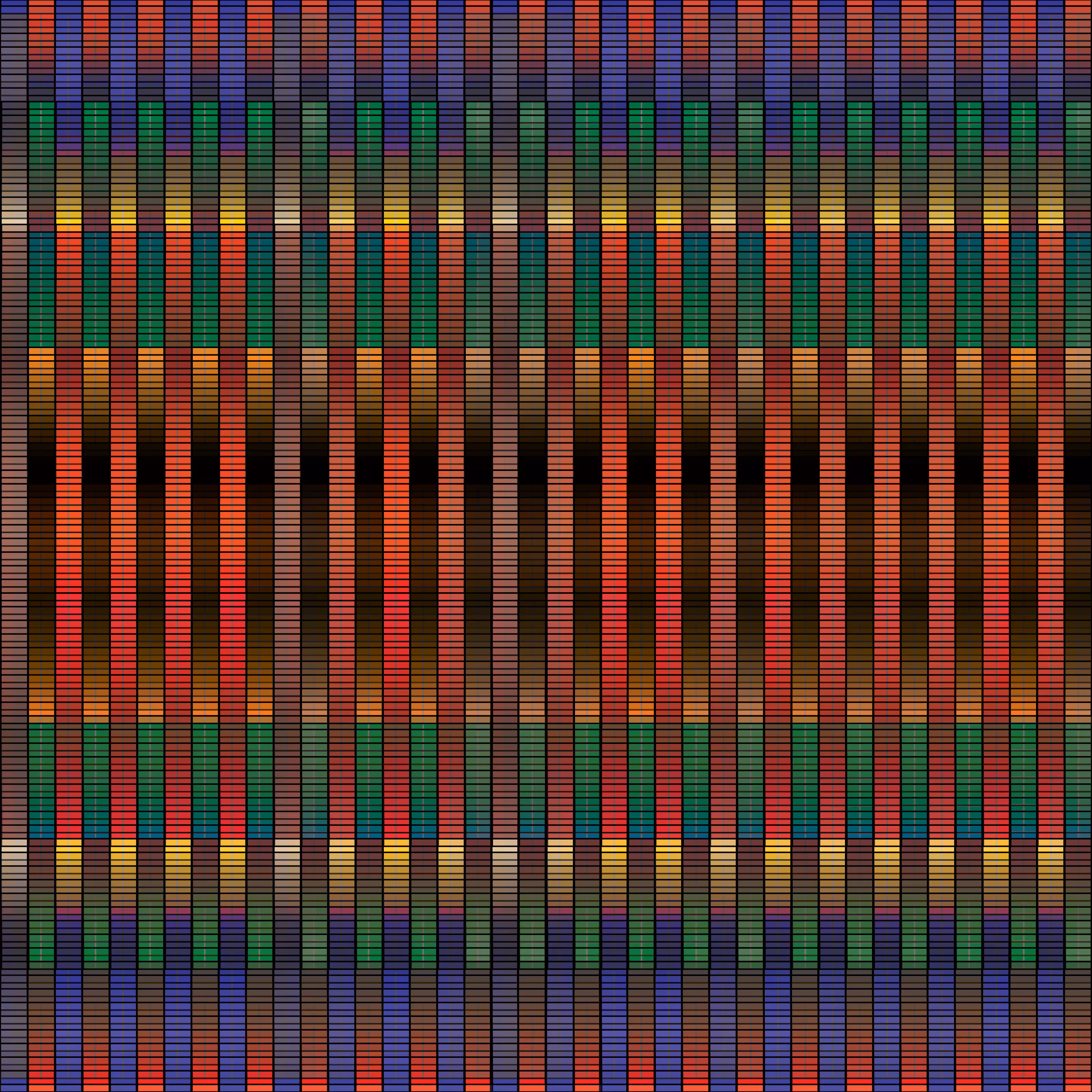 Block-Tile Bending Waves 2+3 Points