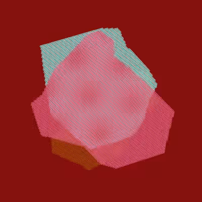 Moiré Mesh Paintings #30