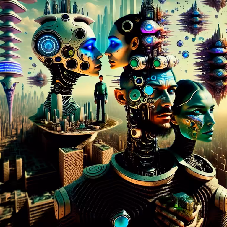 Metropolis 2.0: Cyborg Utopia - Image 001