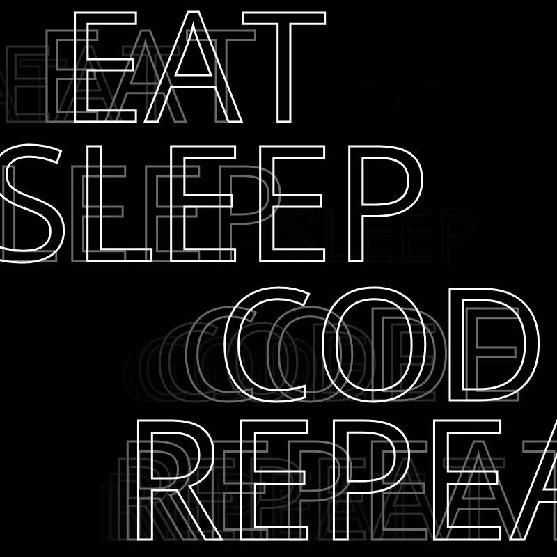 Eat Sleep Code Repeat #14