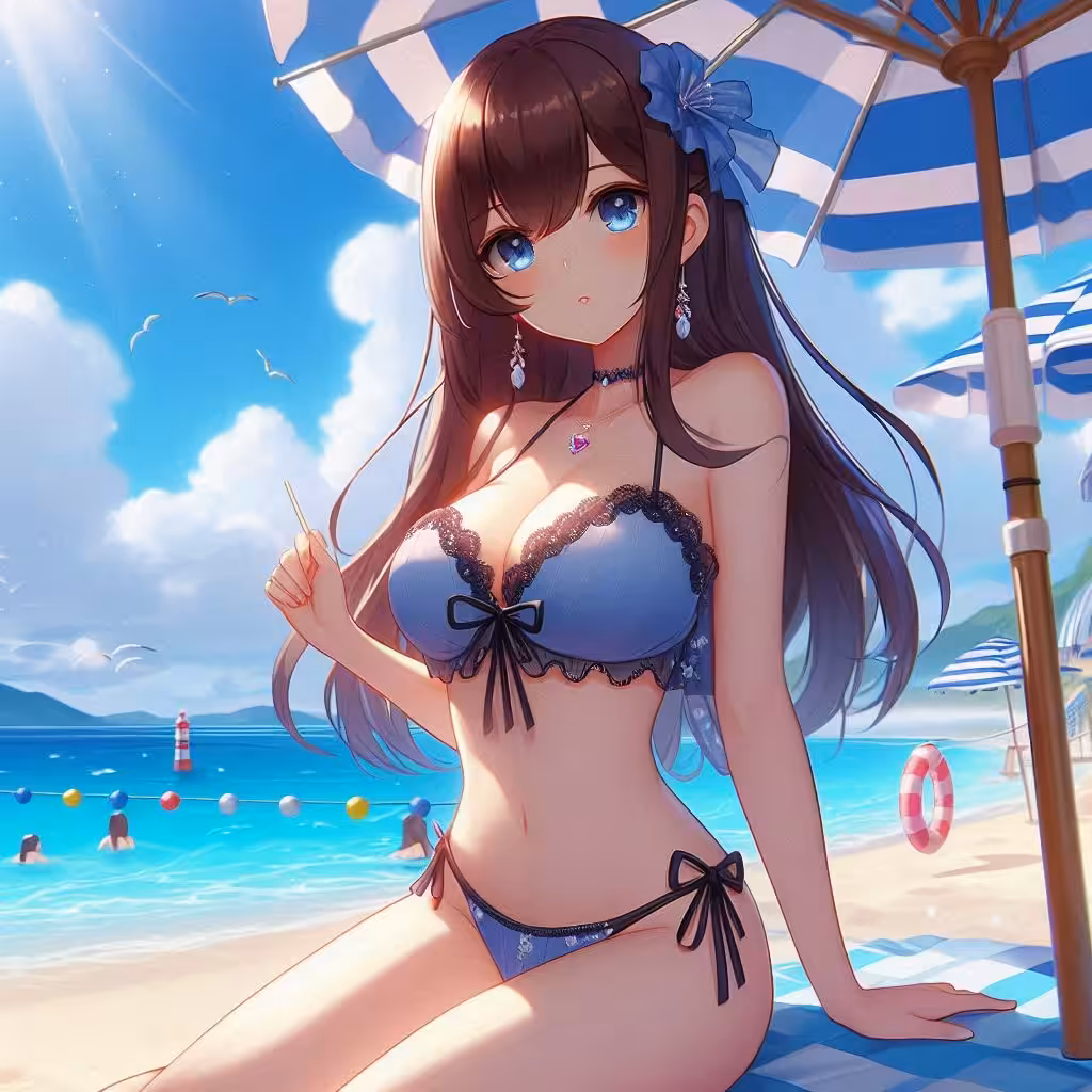 Tanya on the beach👙