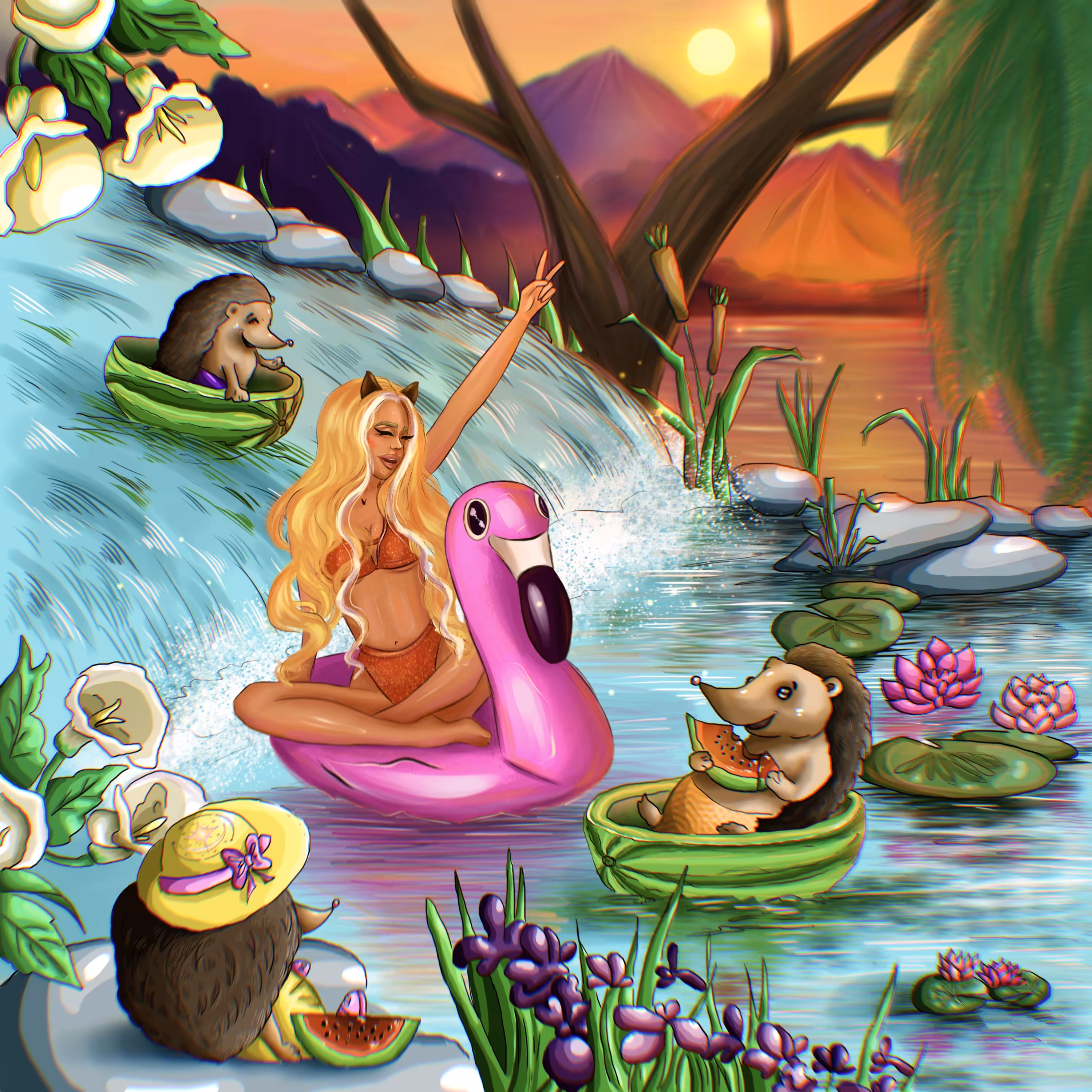 On the river