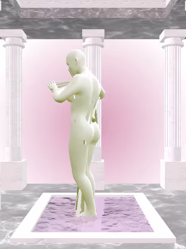HeavenComputer: The Robotic Matte Green Woman #5959