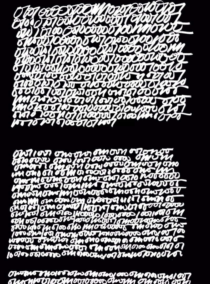CURSIVE BINARY [CONTINUOUS SCROLL]: PORTRAIT OF THE POET AS A BRIEF HISTORY OF HUMANITY