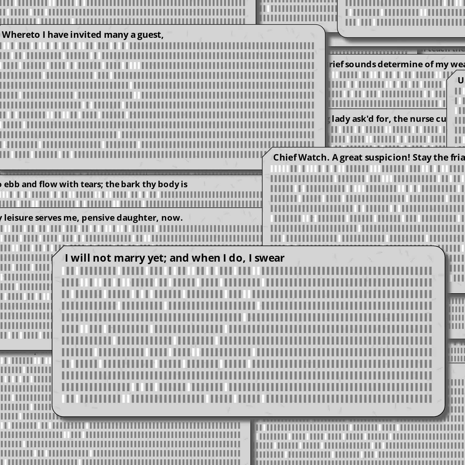 Romeo and Juliet on Punched Cards (Free) #171