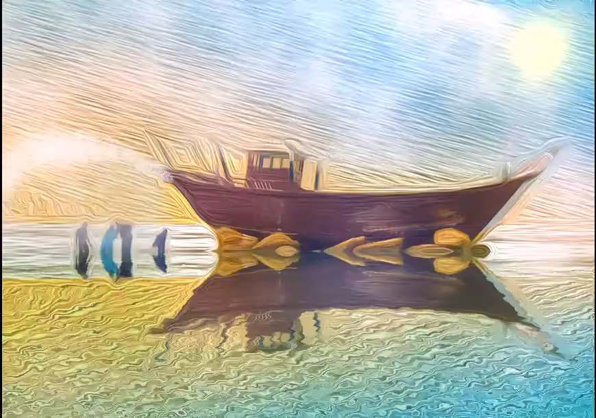 Ship animated
