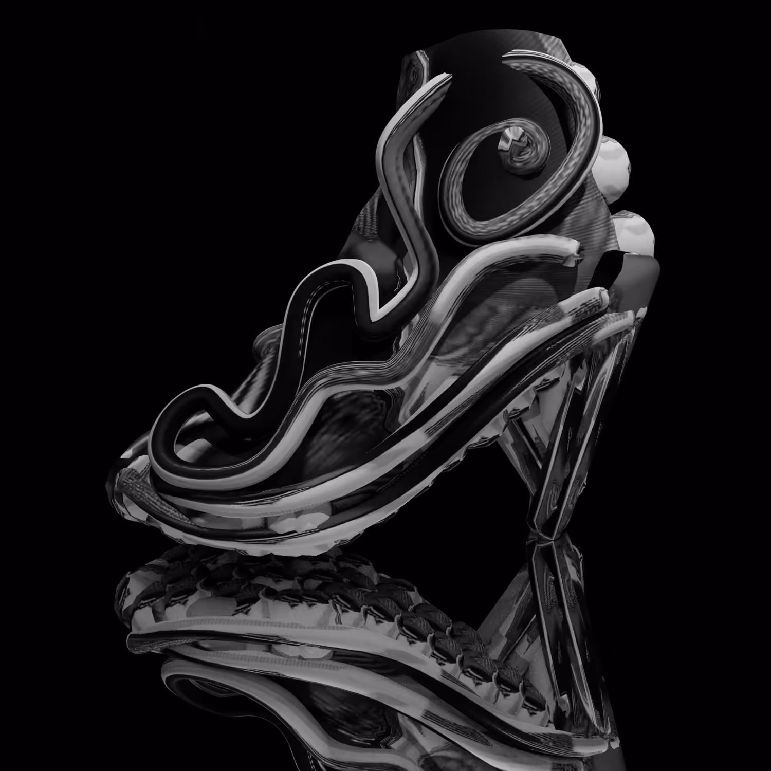 Impossible High-Heel "Serpent X"