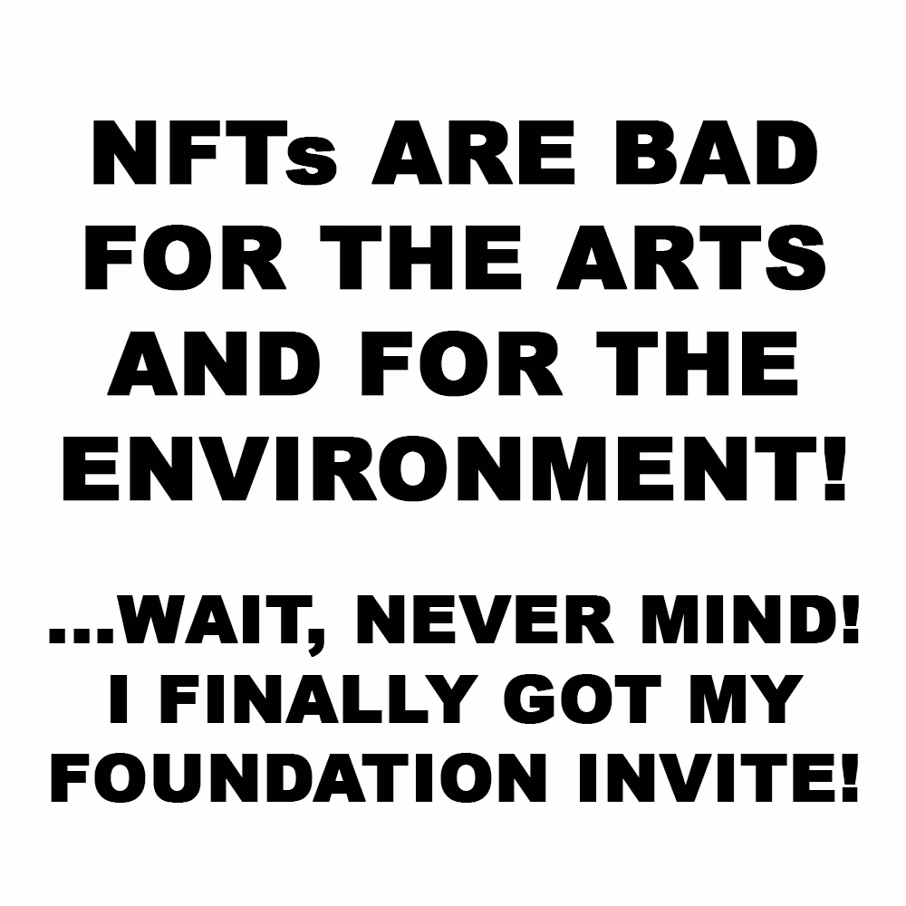 NFTs Hypocrisy