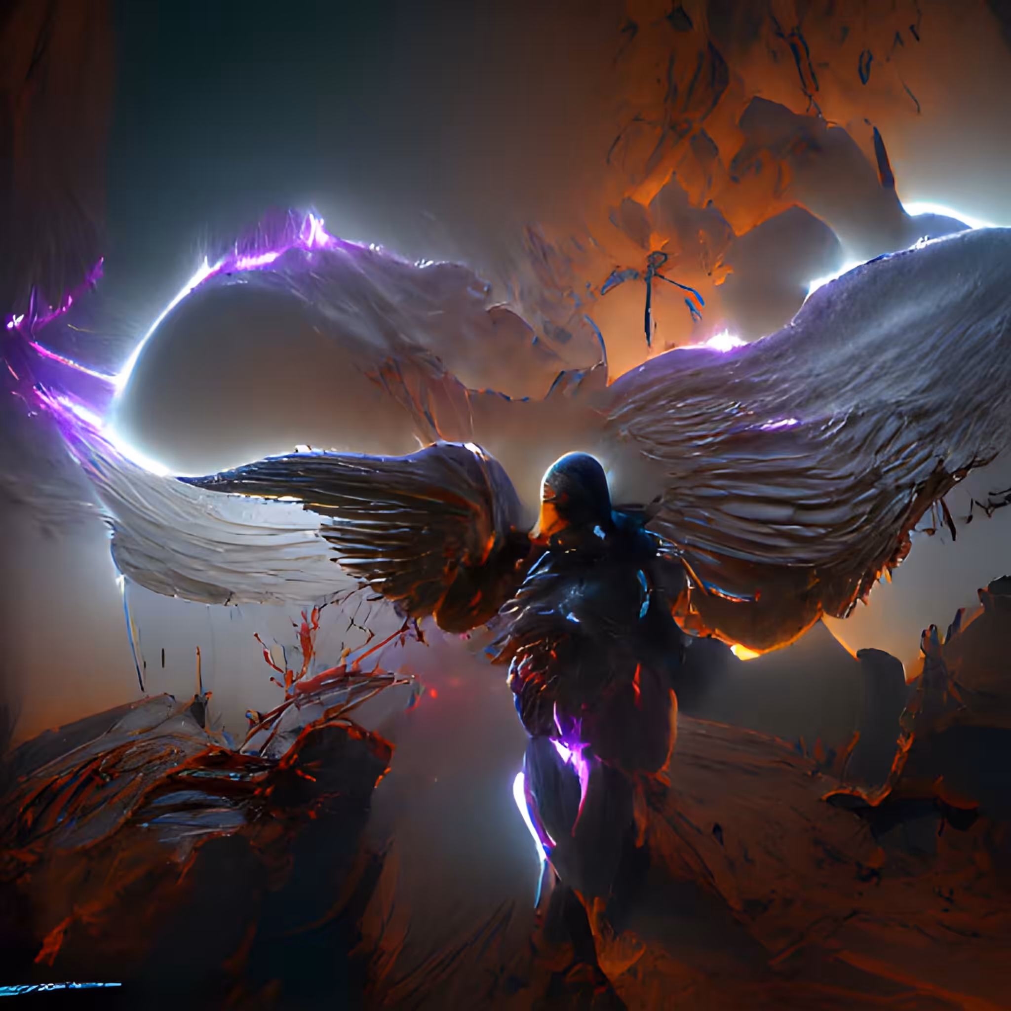Angel between worlds