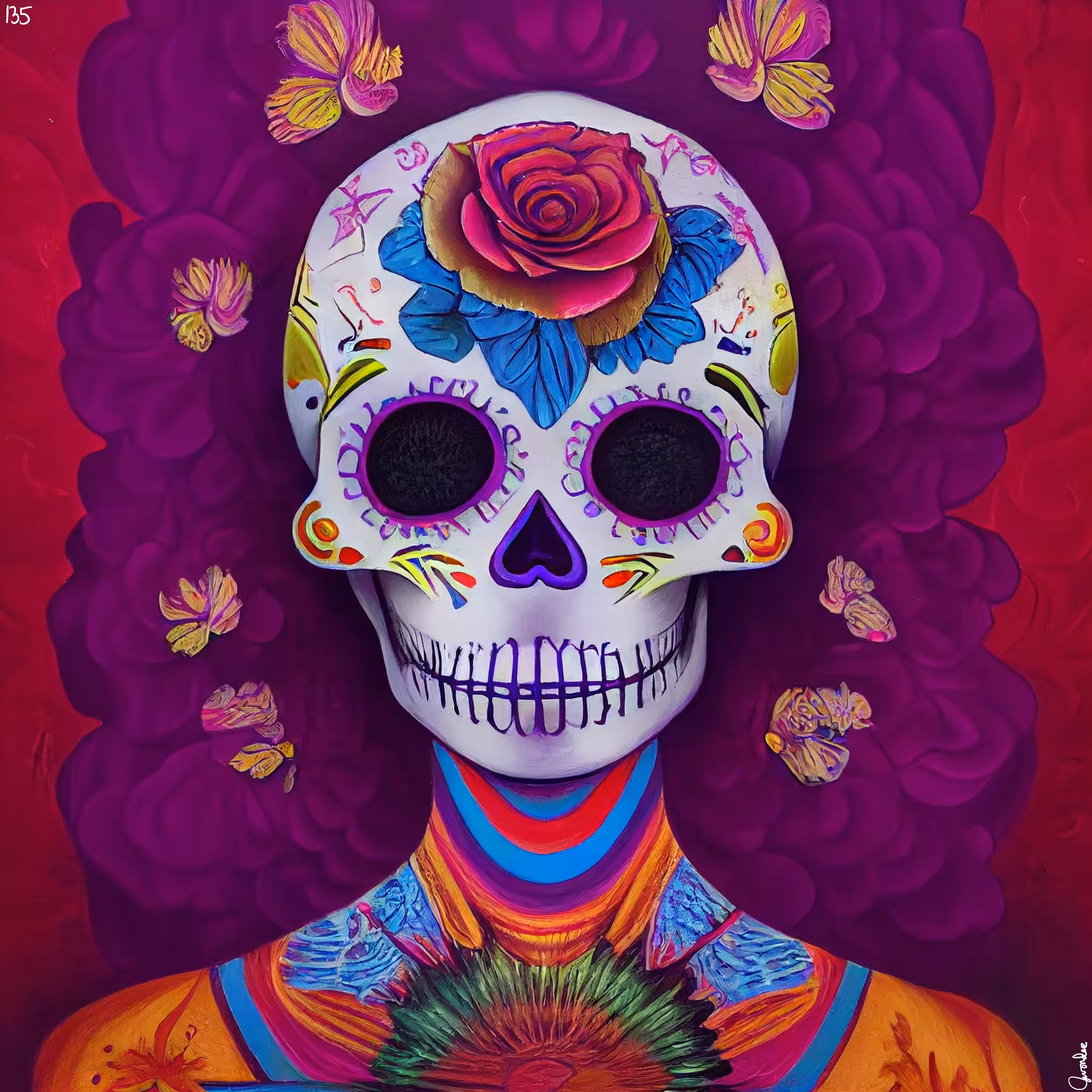 sugar skull #135