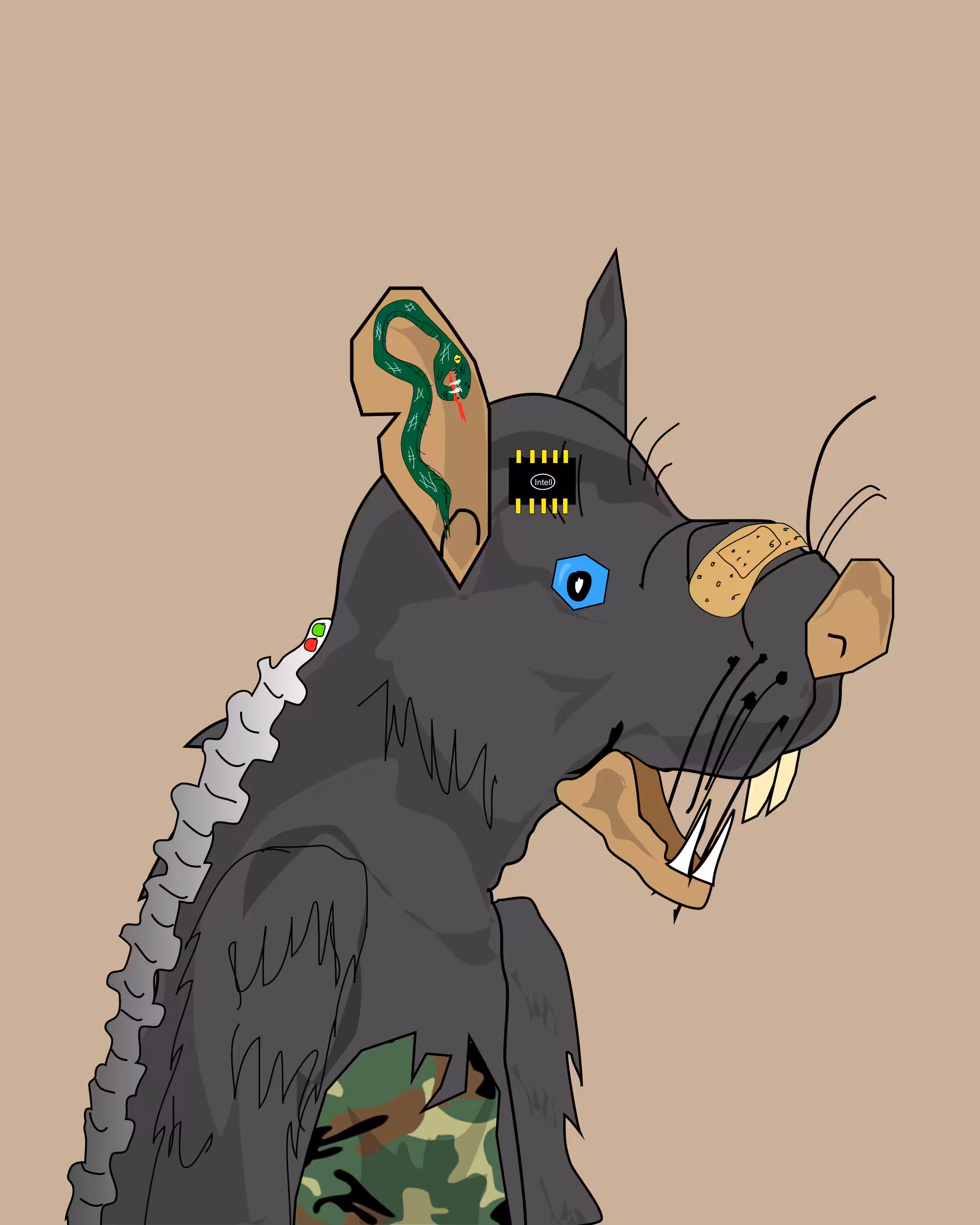 🤖 Cyborg RATZ 🐀 #406