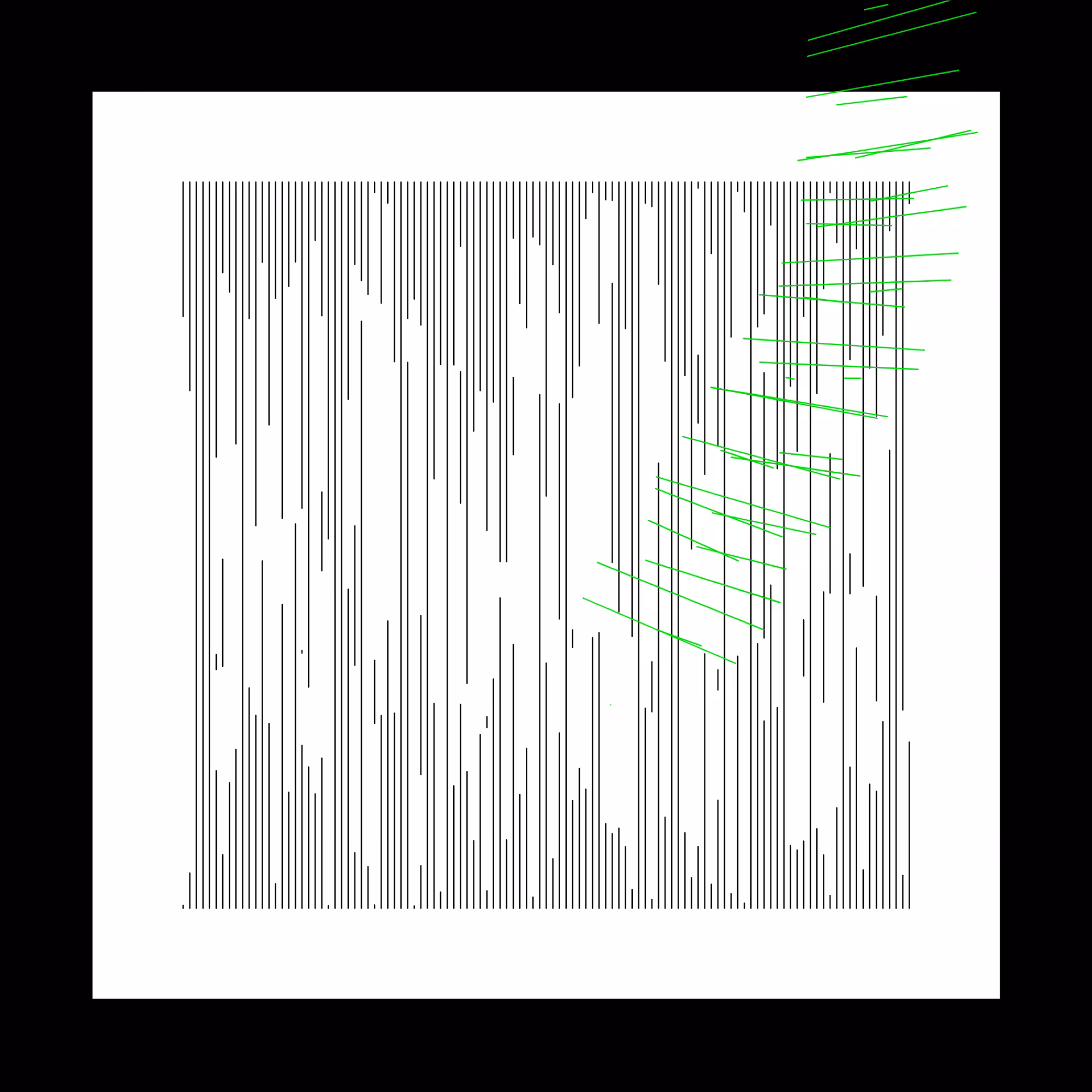 111 lignes verticales et un rond #5