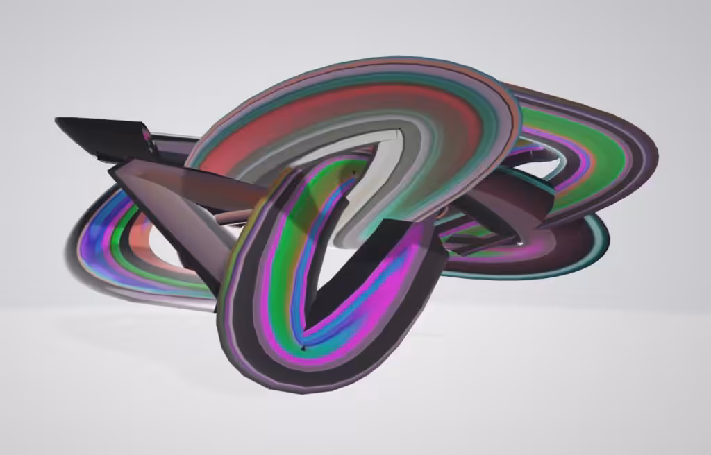Agog 6 Scribble Rainbow stripes Dark