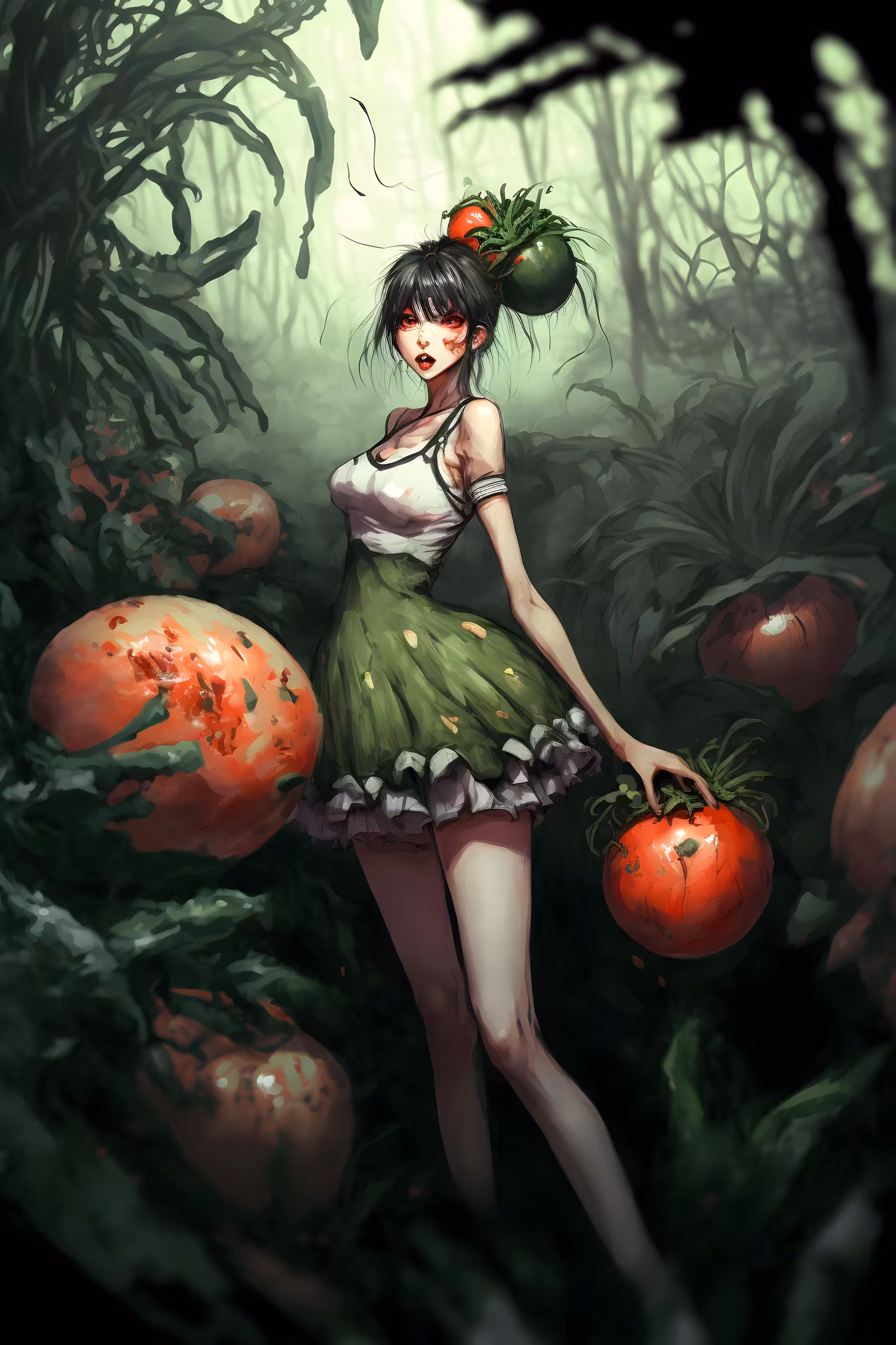 Syntetic beauty: Savage tomatoes