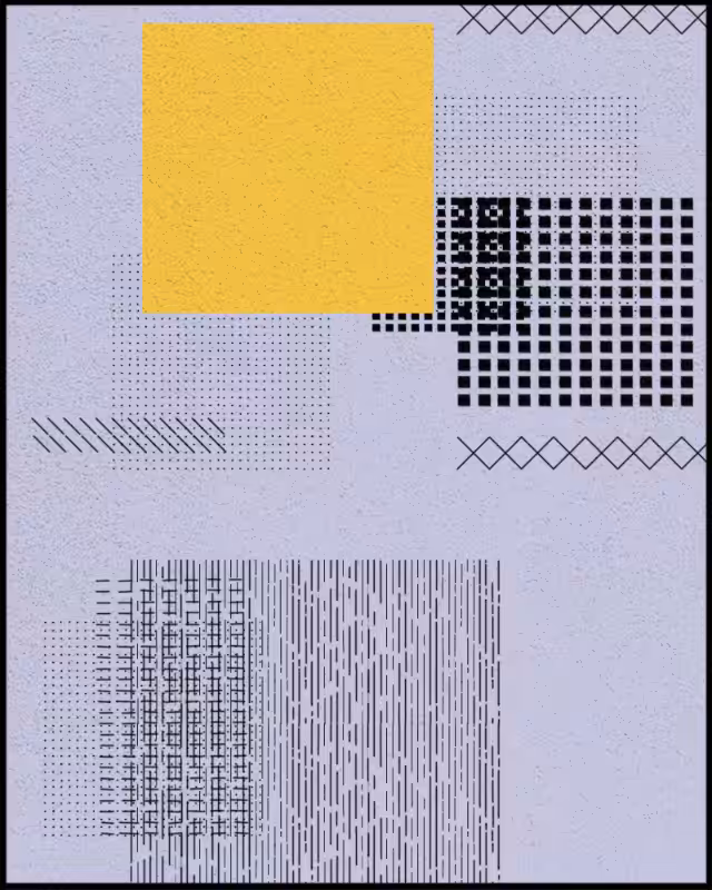 Dance of lines and shapes #8