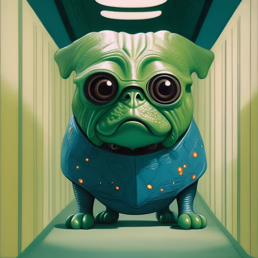 Funky Alien Pugs