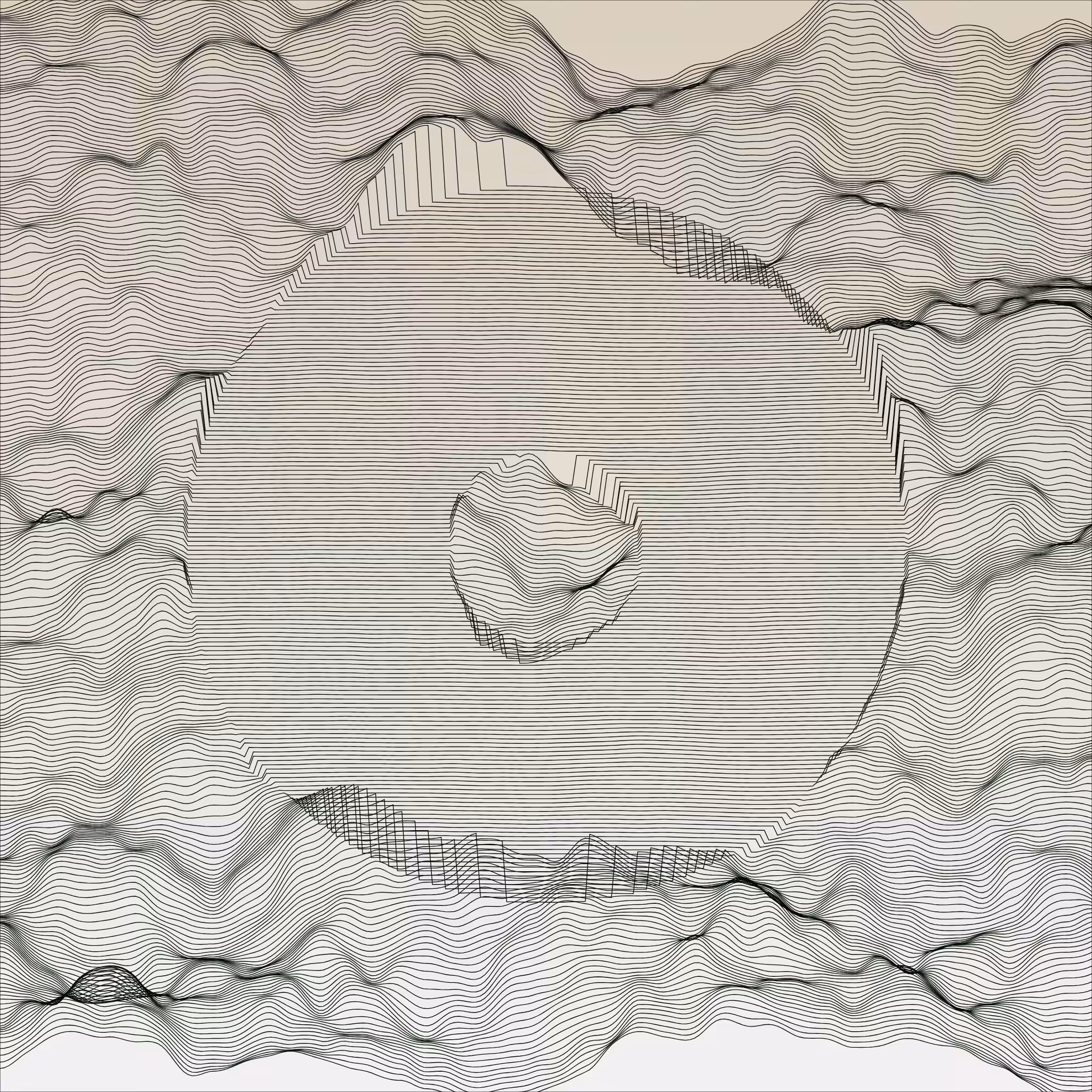 Waves Circle (For Plotter) #62