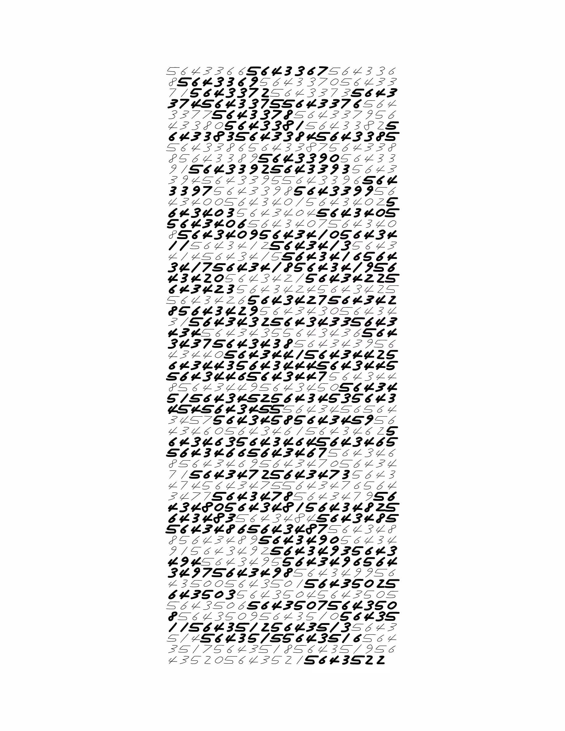 Endless (5,607,250 to Infinity) #111