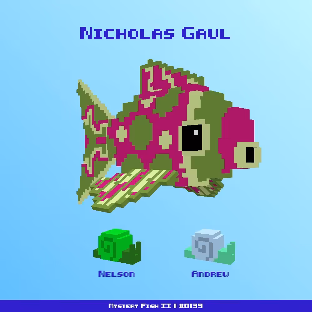 Nicholas Gaul :: Mystery Fish 0139/1000