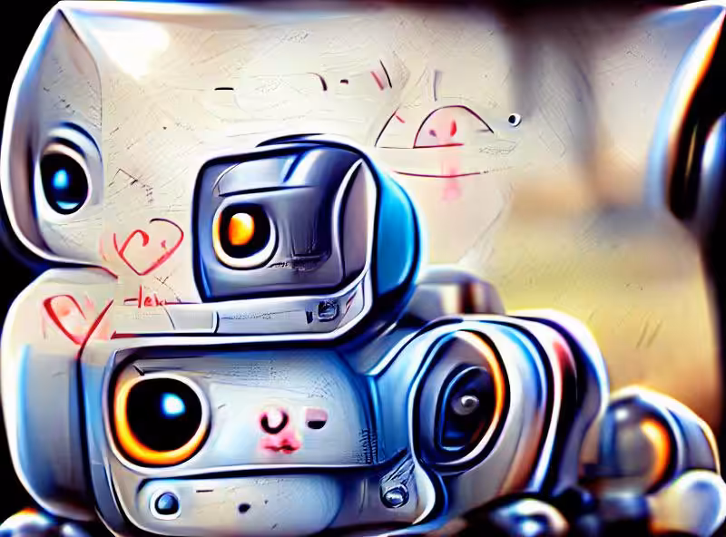Abraham's First Works: Cute robots