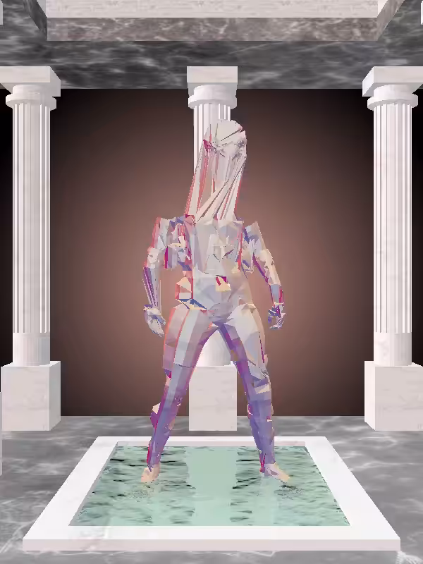 HeavenComputer: The Fragmented Shooter Multichrome Haze Woman #5556