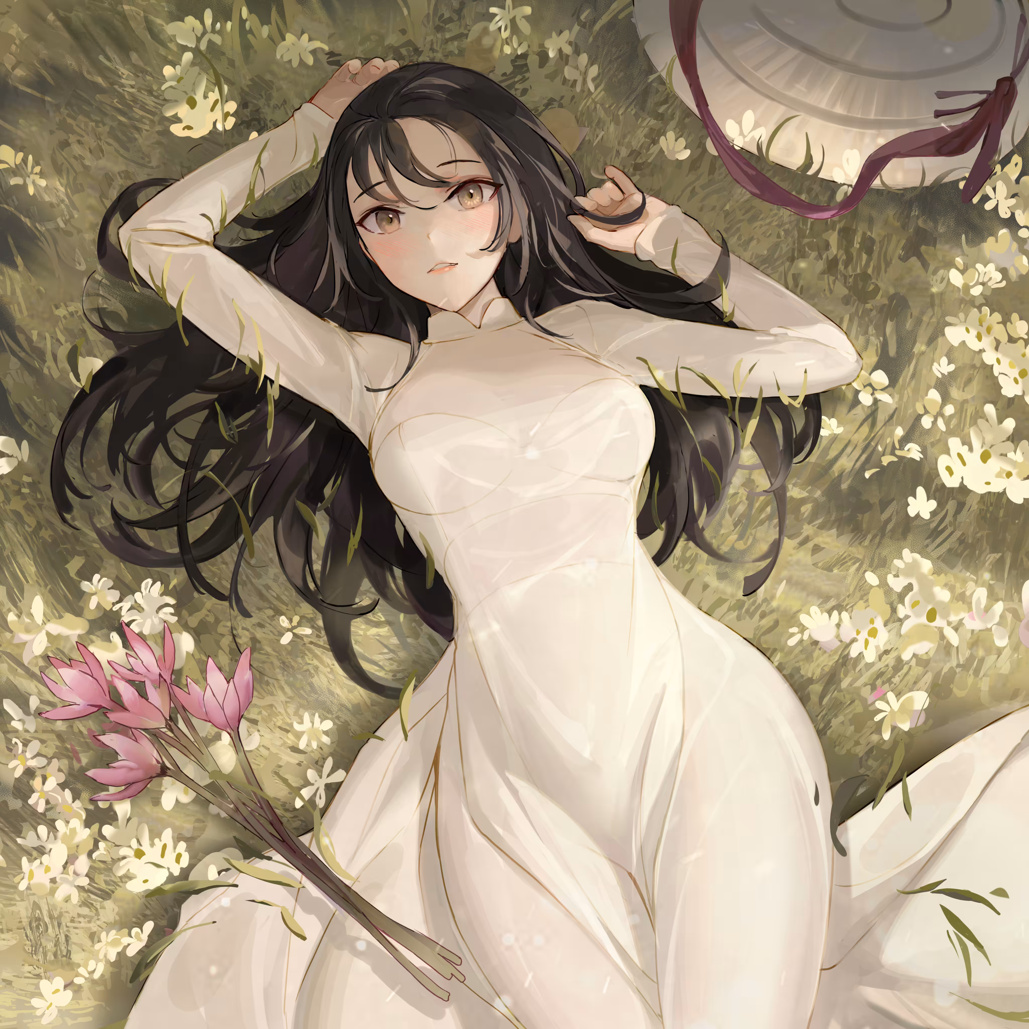 #5 Lying on grass