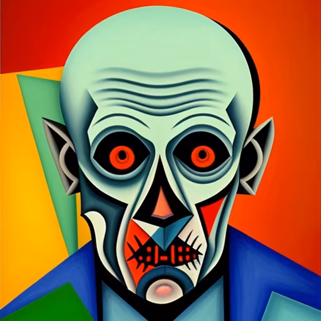 Cubist #94 (Zombie)