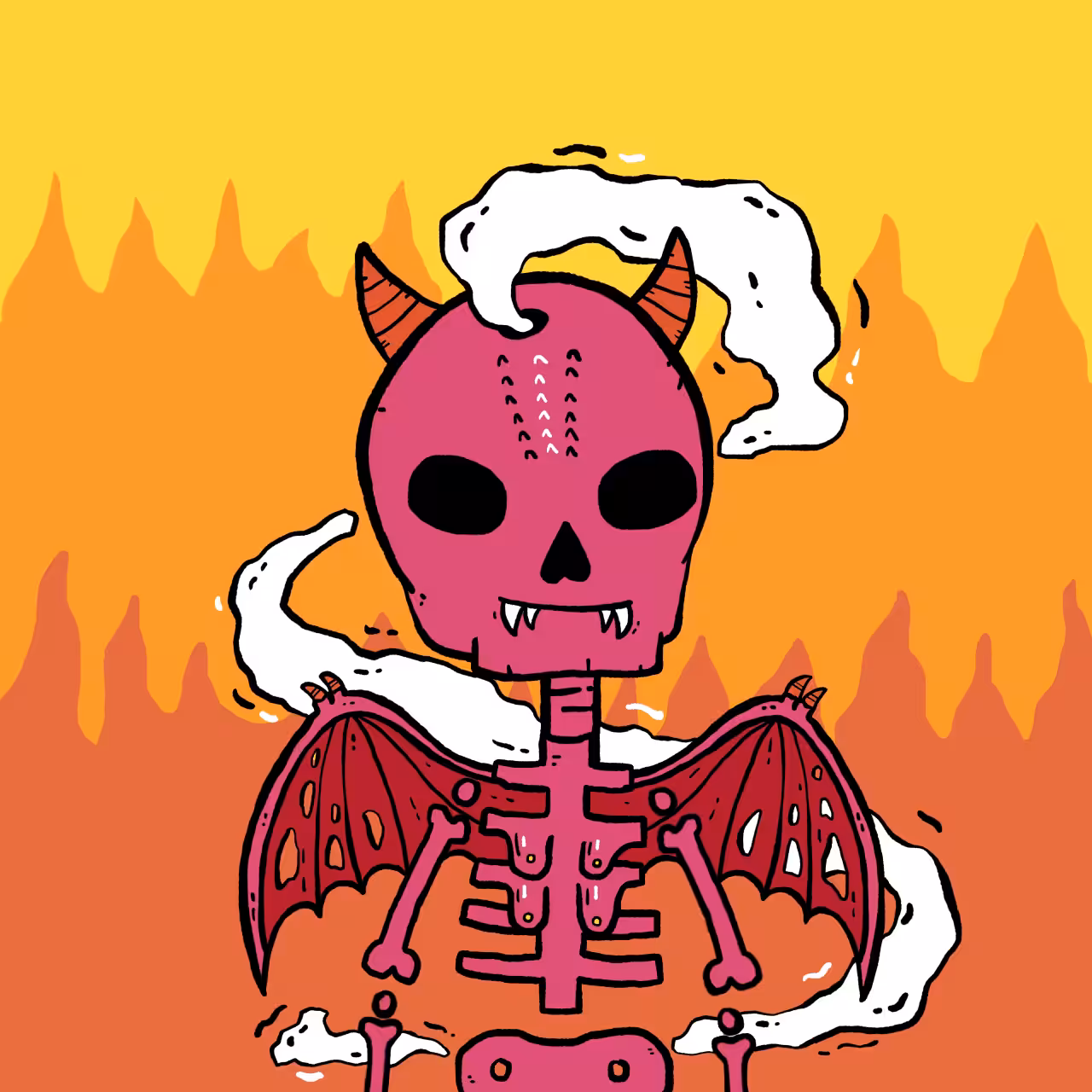 #126 SKELEDUDE X SWEET SYMBIOTE