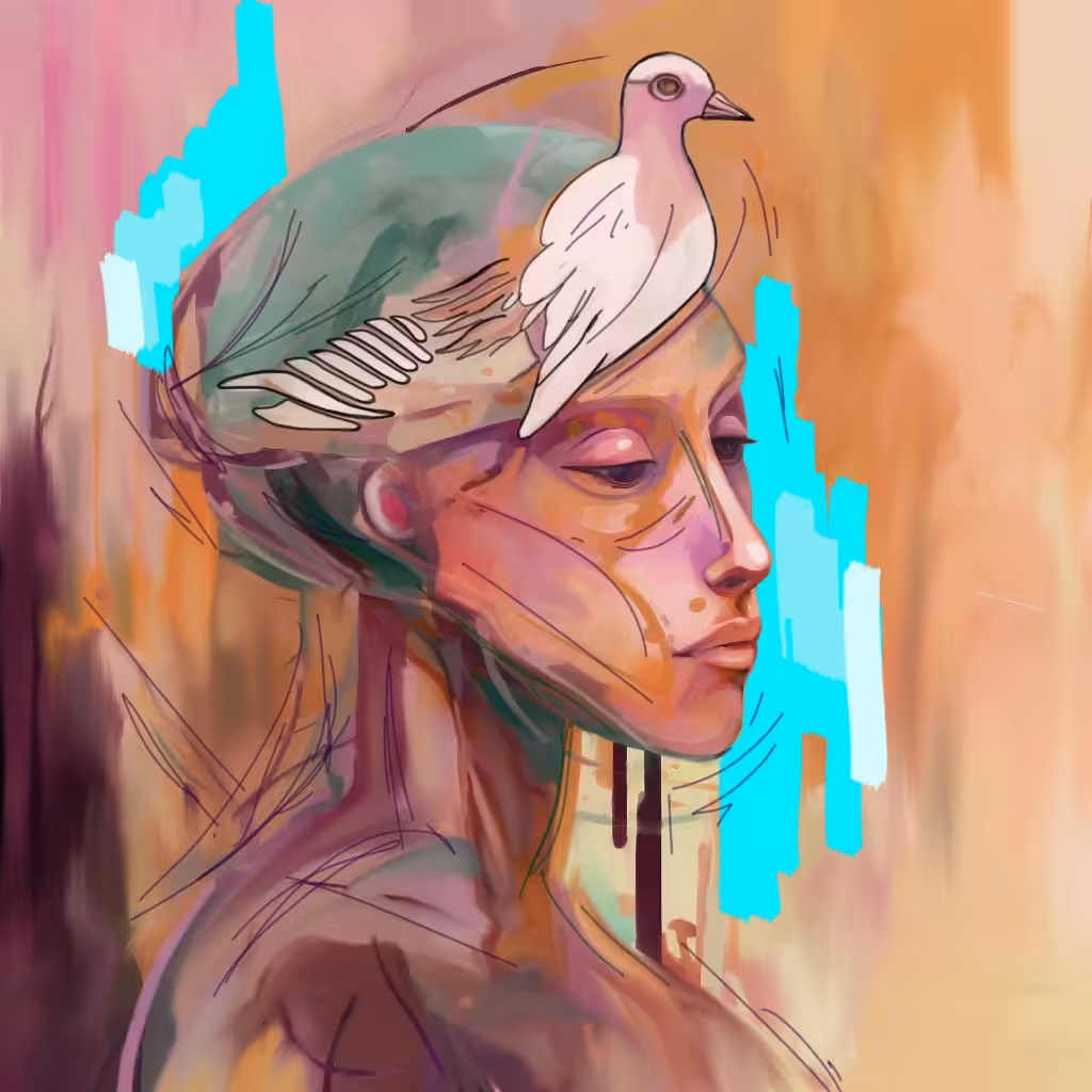 Bird on the head #04