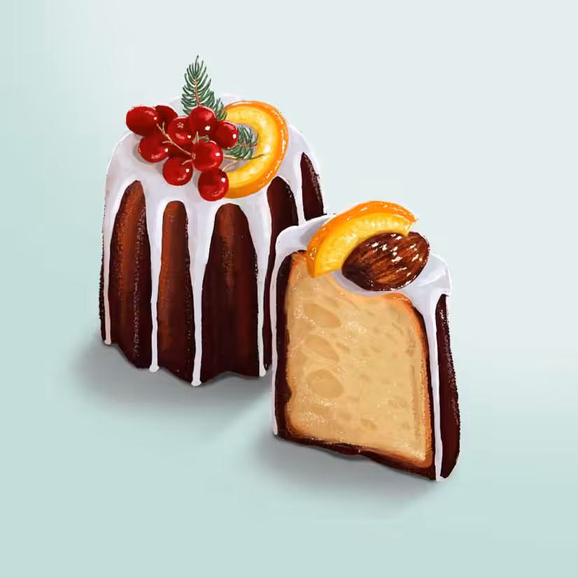Sweet Christmas Canele